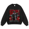 Vintage Washed Oversized Streetwear Hoodie Unisex Loose Fit Cotton Graphic Sweatshirt Men Women