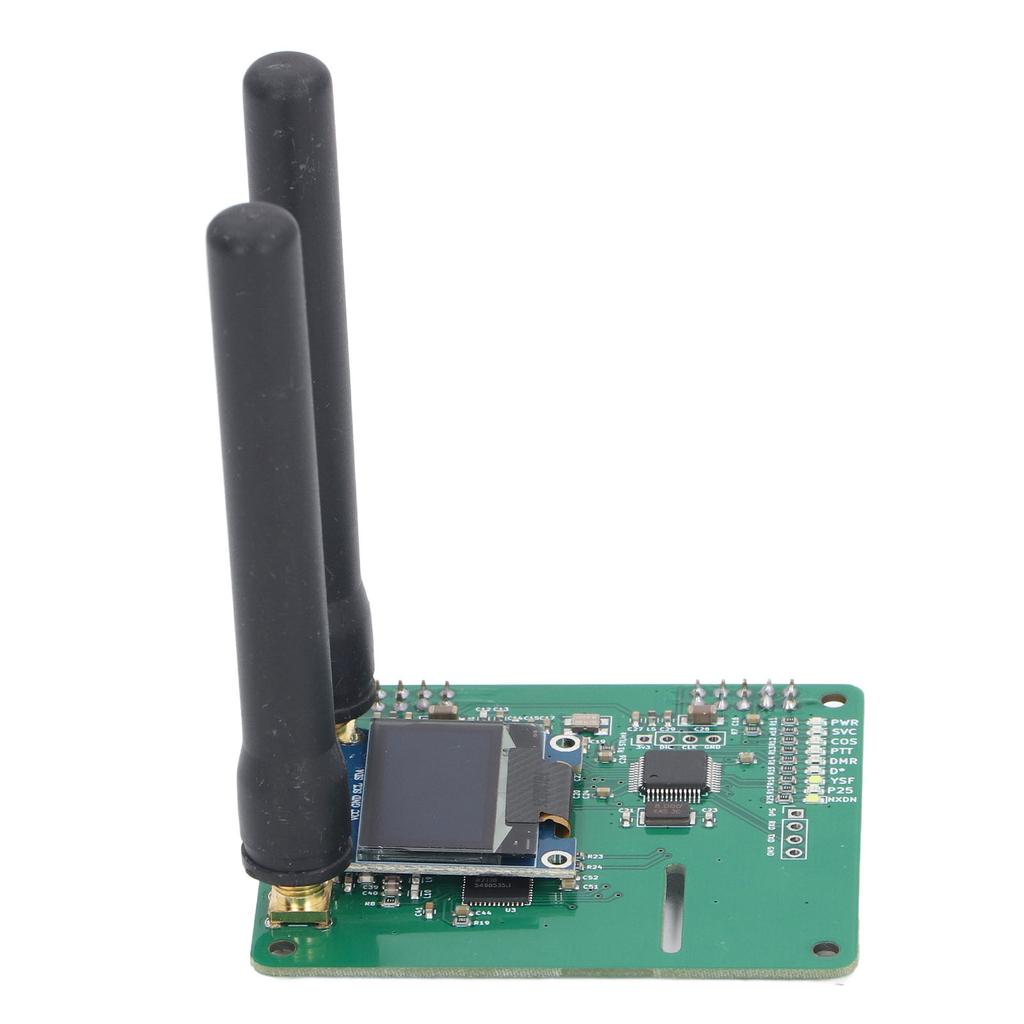 MMDVM Duplex Hotspot Modul Dual Hat Board UHF VHF Dualantenne mit 0,96 Zoll organischem LED für DMR YSF