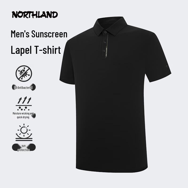 

NORTHLAND Canyon Men s Polo Short Sleeve T-Shirt 180/96A