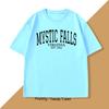 Mystic Falls Virginia Est1864 T Shirts for Virginia Casual Vampire Fan Salvatore TShirt Vintage Damon Printed Tshirt Clothes