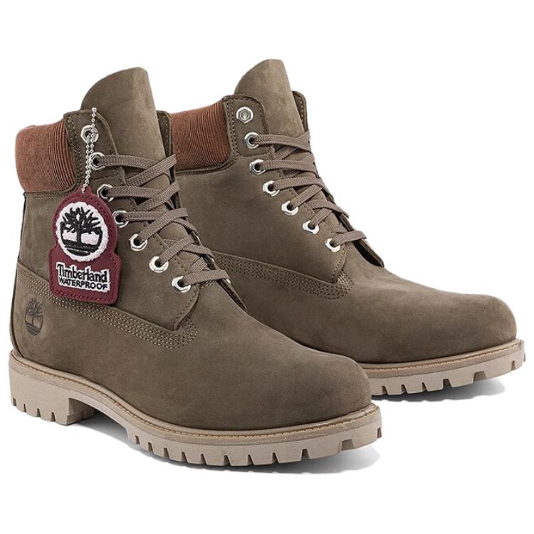 Timberland Simple Versatile Short Martin Boots Men boots Dark-Brown TB0A2J6J901