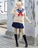 [Milky Time] My Hero Academia Toga Himiko Cosplay Sailor Uniform with Wig, Halloween Costume (L)