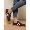 Sneakers Women's 2025 Autumn New Flat Lace-up Color-blocking Moral Training Shoes