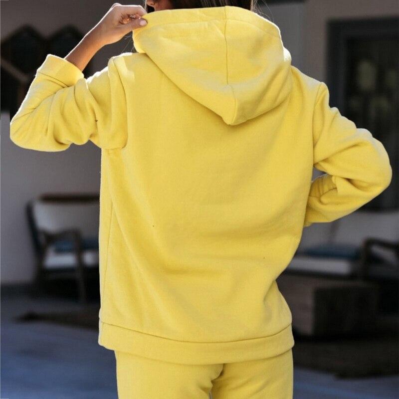 Buy 2021 Spring Autumn Fashion Women Casual Sports Clothes Set ...