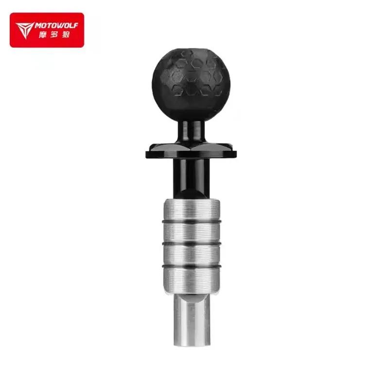 Motorbike Outdoor Riding Modified Accessories Mobile Phone Sports Camera Mount Adapter Ball Head Aluminium Alloy Fork Ball Head