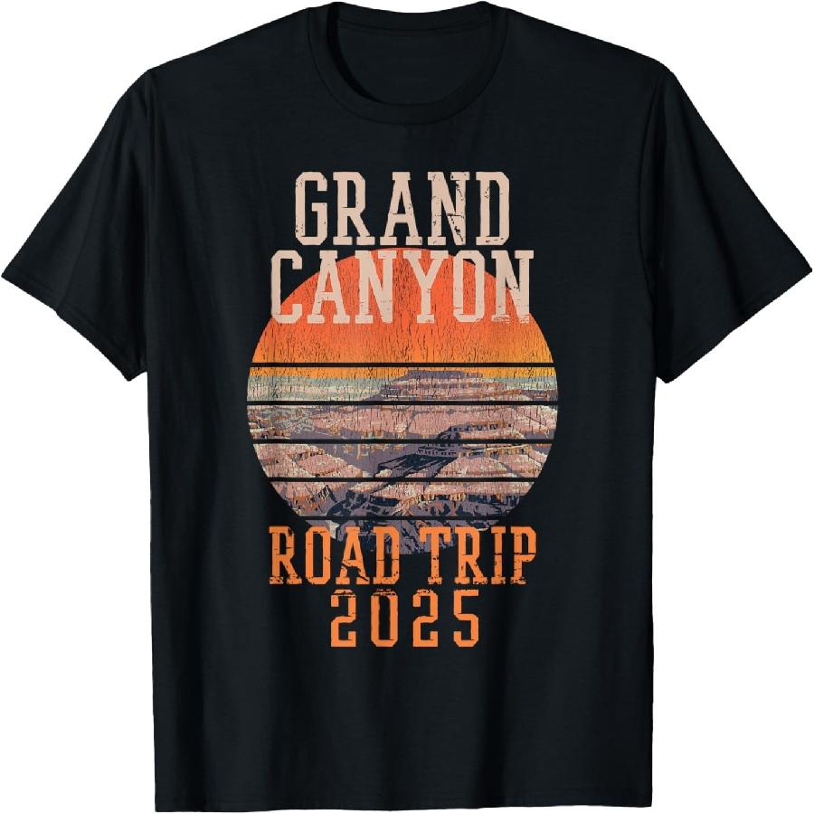 Grand Canyon Road Trip 2025 T-Shirt XXXXXL чёрный