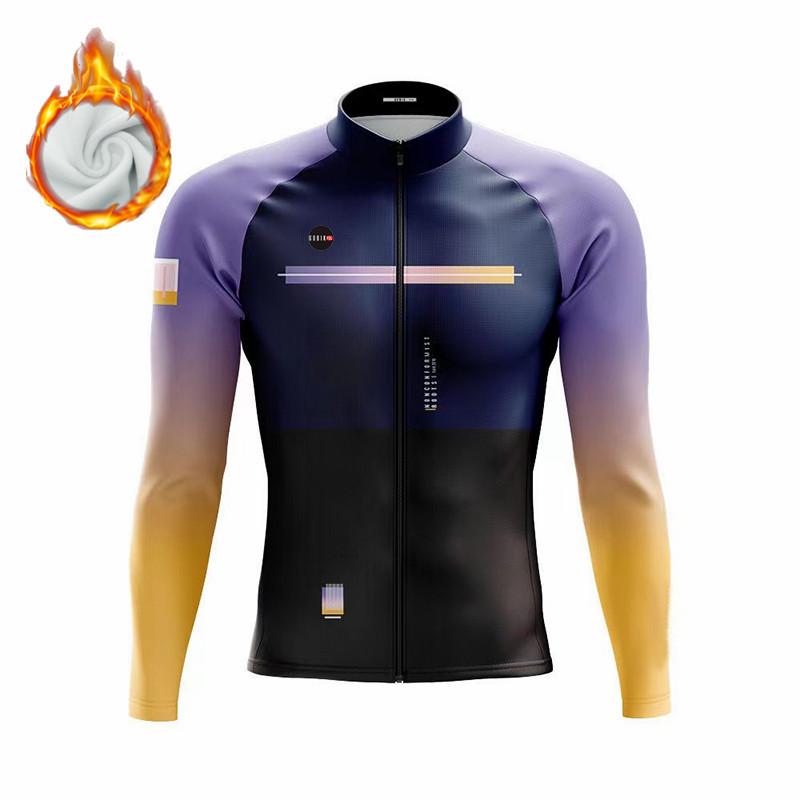 2026 Winter Fleece Riding Suit Set Gobikful Spain Winter Thermal Fleece Jacket  Jersey Long Sleeve Ropa Ciclismo Hombre Bicycle Wear Bike Clothing