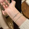 Four-Pointed Star Zircon Bracelet for Women: Stylish, Versatile, Elegant, and Popular Hand Jewelry.