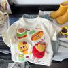 Kids Loose Fit Cartoon Short Sleeve T Shirt Summer Top