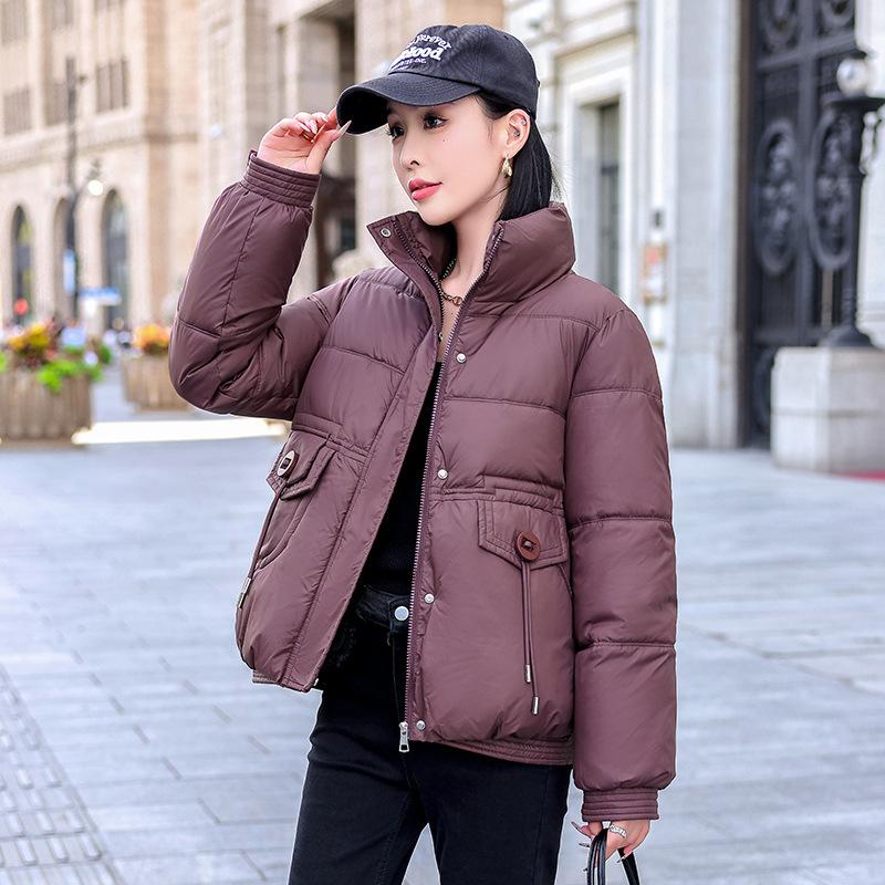 Down Cotton-padded Jacket Women's Short New Winter Korean Version of Loose Padded Bread Clothes