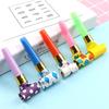 Colorful Whistles Toy Funny Toy Children Blowing Dragon Whistle Blow Roll Toys Baby Party Games Birthday Gifts Toddler Toy