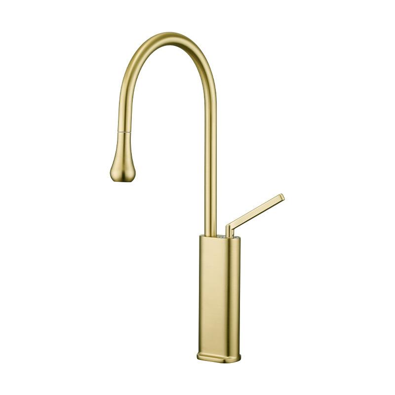 White Pull-out Bathroom Basin Faucet Brass Simple Pull Out Rotary Hot And Cold Mixed Water Sink Tap Black Kitchen Basin Faucet