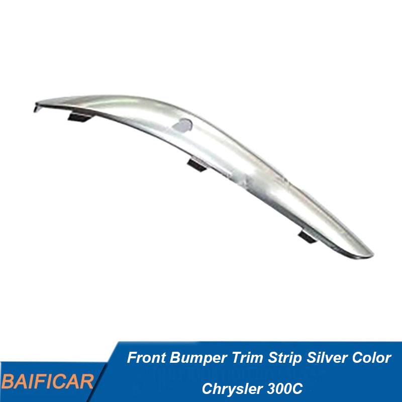 Baificar Brand New Front Bumper Trim Strip Silver Color OEM 68184058AA 68184059AA For Chrysler 300C Left