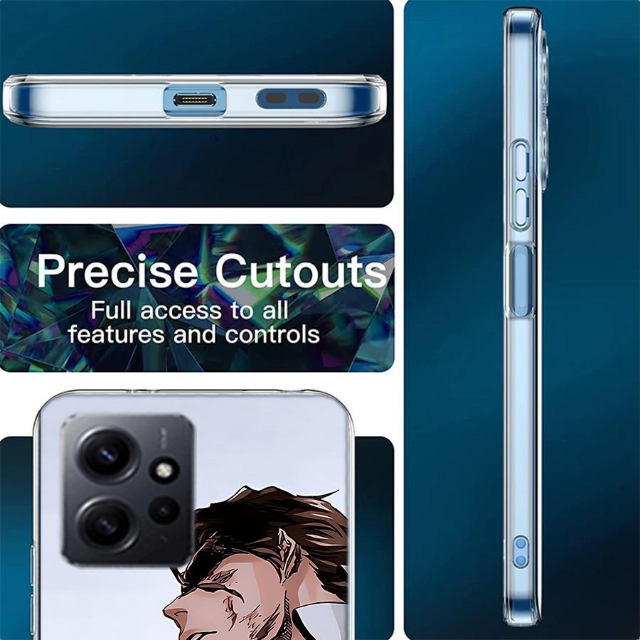 Bleach Aizen Sousuke Phone Case For Redmi 12 13C 12C 15C 9 10 10C Note 13 Pro Plus 14 15 Pro 9T 9C 9A TPU Soft Cover Clear Cell