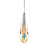 120mm Rainbow Crystal Suncatcher Hanging Prisms for Window Faceted Glass Teardrop Sunlight Chaser Catcher Pendant Garden Decor