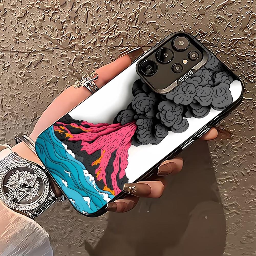 Volcanic eruption High-end Exquisite Luxury Phone Case PhoneCase for Samsung Galaxy S26 S25 S24 S23 S22 S21 FE Ultra Plus
