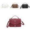 Elegante Borsa Quadrata a Spalla in PU con Tasca Interna per Telefono per Uso Quotidiano Casual