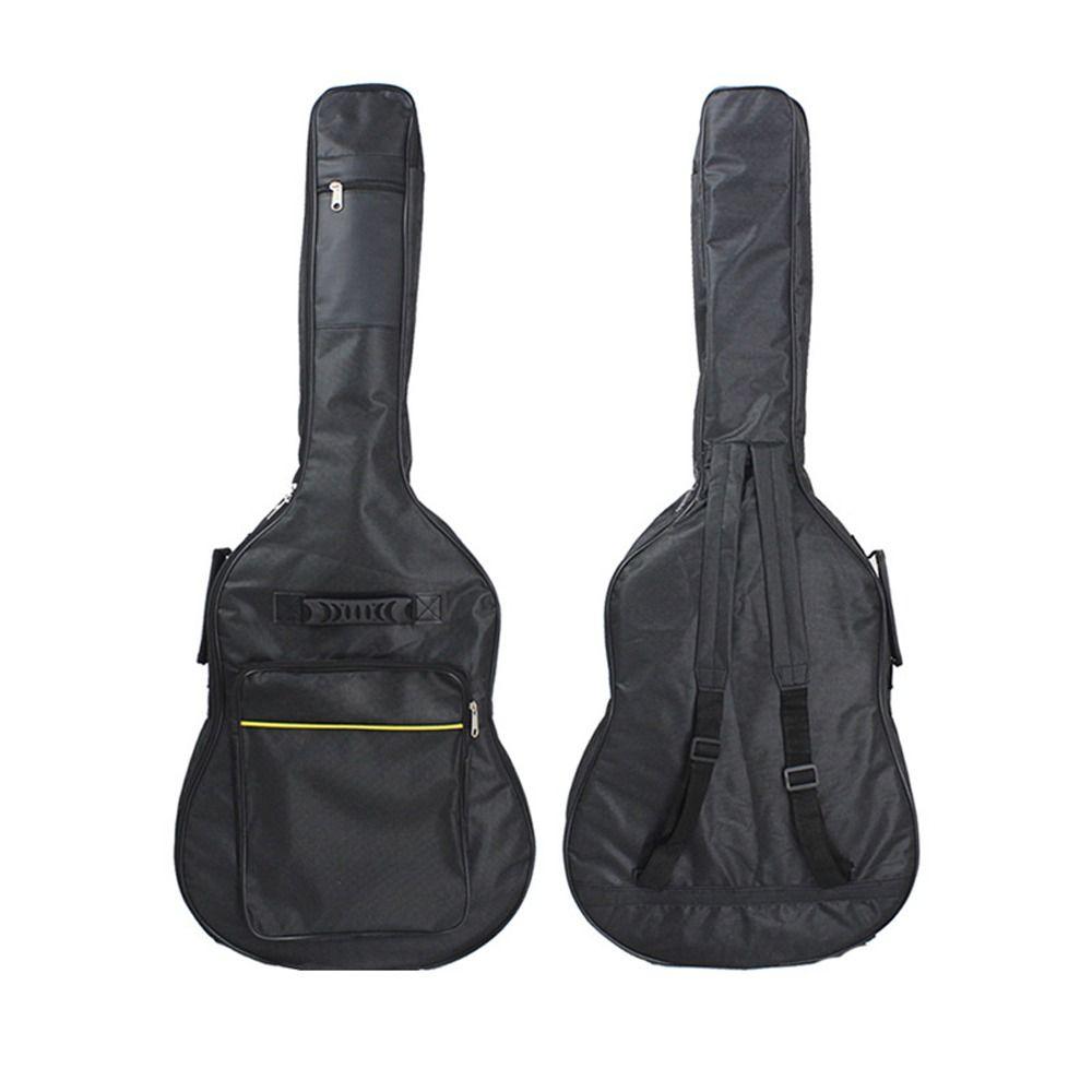 

Container Waterproof Acoustic Backpack Shoulders Bag 40/41 Inch Guitar Bag Electric Guitar Case 36/38 inch чёрный