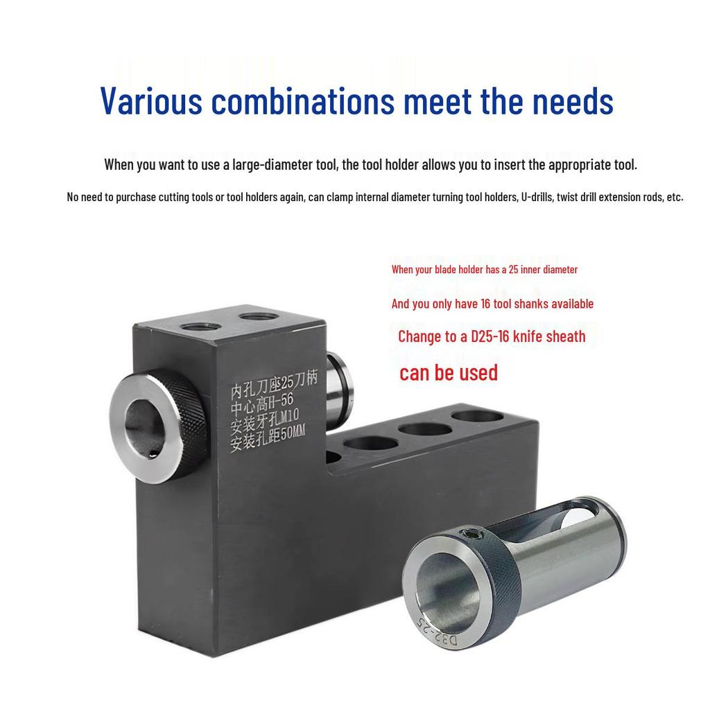 CNC Lathe Reducing Collet & Guide Bushing Tool Holder D25