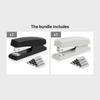 Deli 0425 Heavy Duty Stapler With 1box Staples 20 Sheet Capacity Labor-saving Design Stationery For Office School Supplies