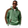 Men's Corduroy Hoodie Casual Long Sleeve Sweatshirt for Fall and Winter