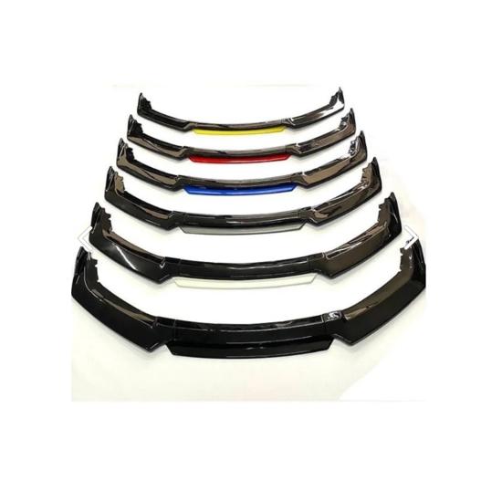 

Универсальный передний бампер Дополнительная губа из 4 частей совместимого красного цвета