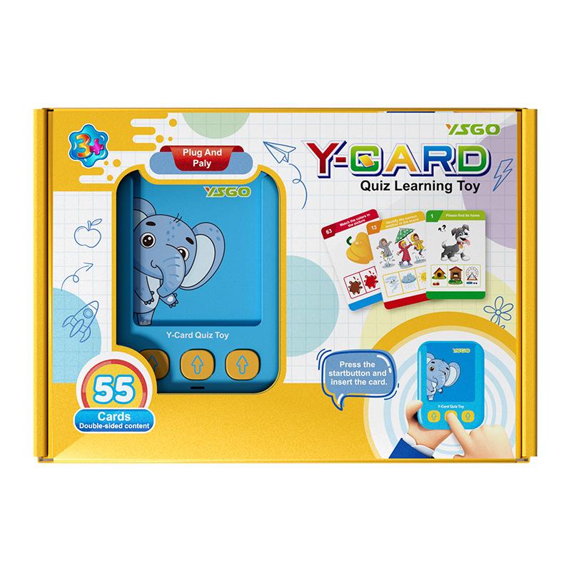 Electronic Flash Card Russian Learning Machine Toy Talking Flashcards Kids Preschool English Audio Book Toddlers Education Gifts