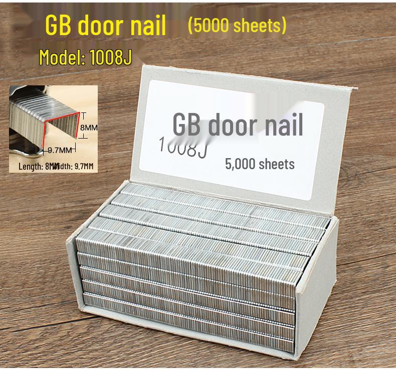 Powder-Actuated, Manual Door, T-Nails, 1010j Code Nails, Straight Nails, Picture Frame Nails, Strip Nails for Woodworking.
