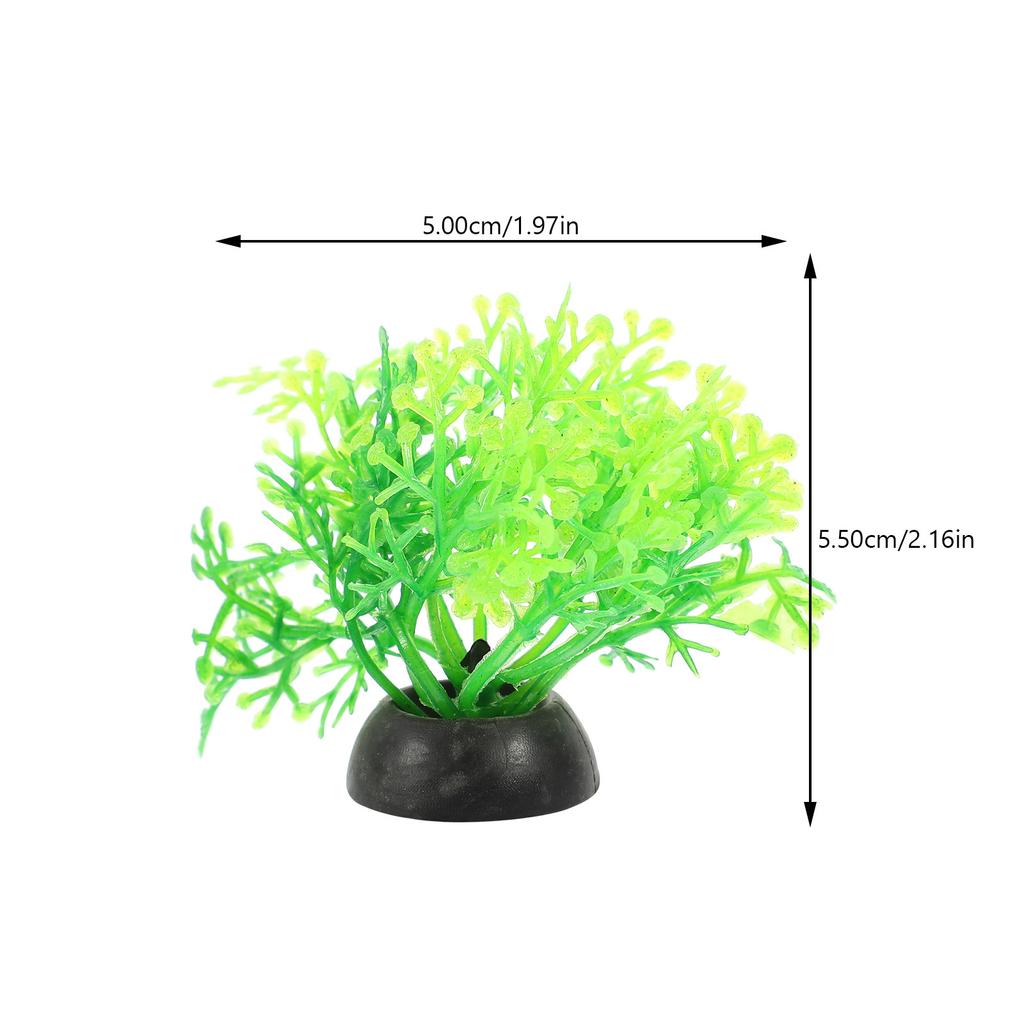 20Pcs Aquarium Plants Plastic Water Grass for Fish Tanks Realistic Betta Fish Tank Decorations Aquatic Environment Enhancers