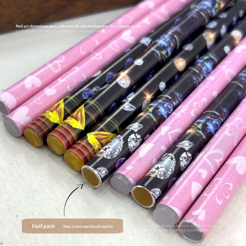 Nail Art Dotting Crayon Rhinestone Picker Contactless Pick Up Tool For Crystal Wax Pencil For Stones Nails Accessories And Tools