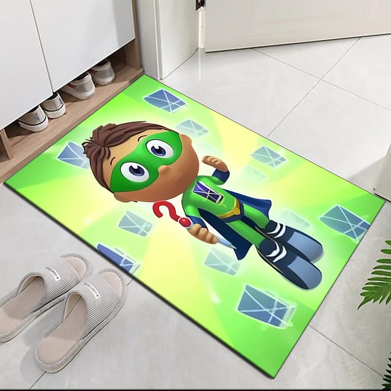 Super Why Printed Carpet, for Office Chair Living Room Bedroom Kitchen Room Decor Gifts.