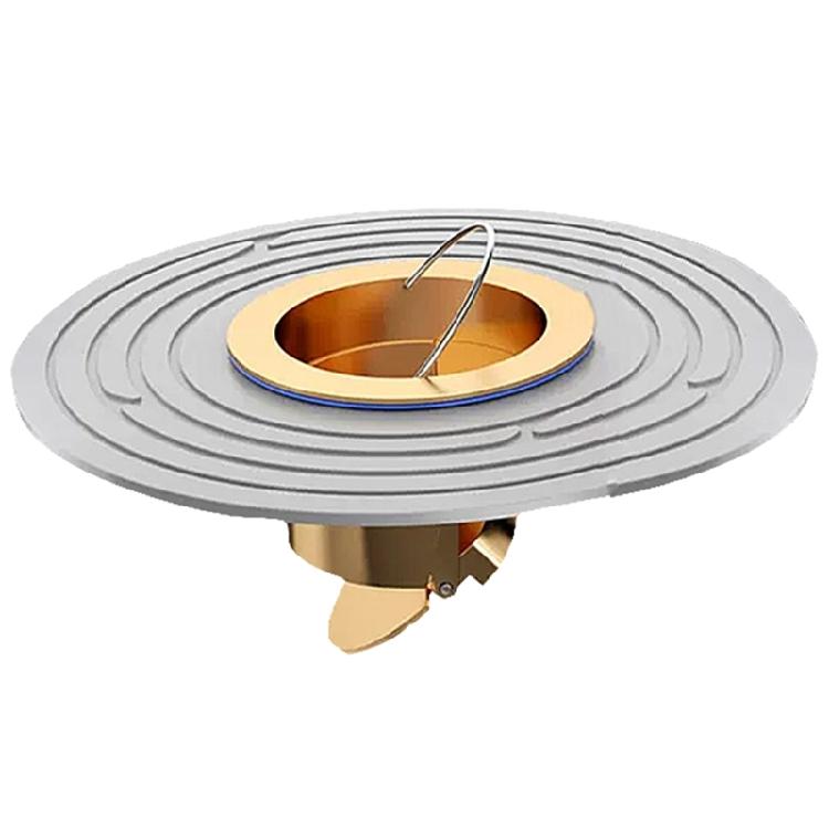 Sink Strainer with Backflow Preventer Multifunctional Bathroom Drain Strainer Brass Rubber for Clean Efficient Drainage