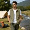 Gilet Leggero da Uomo per Esterno Asciugatura Rapida Multitasche Gilet da Pesca Impermeabile Giacca Senza Maniche da Escursionismo per Viaggio Campeggio