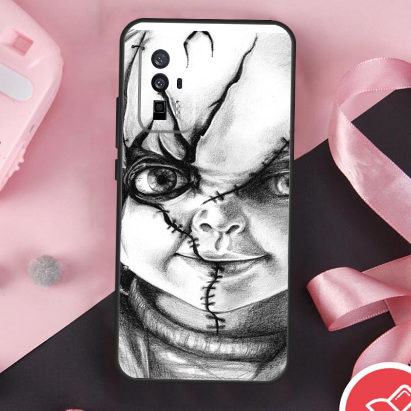Chucky Doll Horror Movie Case For Xiaomi 13T 11T 12T Pro 12 Lite 13 14 Ultra POCO F6 F5 M6 X3 X5 X6 Pro F3 M5s Cover