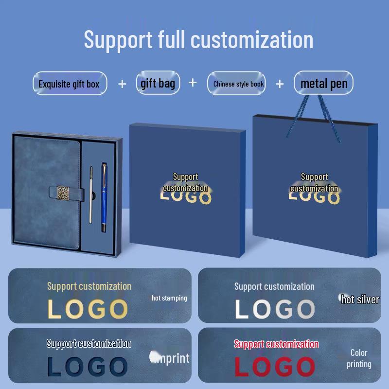 Verdickte Leder-Business-Schnallen-Notizbücher für Konferenzen und Tagebücher