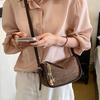 Hong Kong Retro Woven Crossbody Bag - Summer 2026 Collection, Women’s Hollow Knit Color Block Single Shoulder Bag