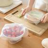 Food-grade Silicone Food Storage Lid Kitchen Bowl Covers Reusable Sealing Film Microwave Heating Lid Food Fresh Keeping Wrap