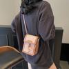 Premium Sense Simple and Versatile Shoulder Mobile Phone Bag Women's Small Bag Spring and Summer New Crossbody Small Square Bag