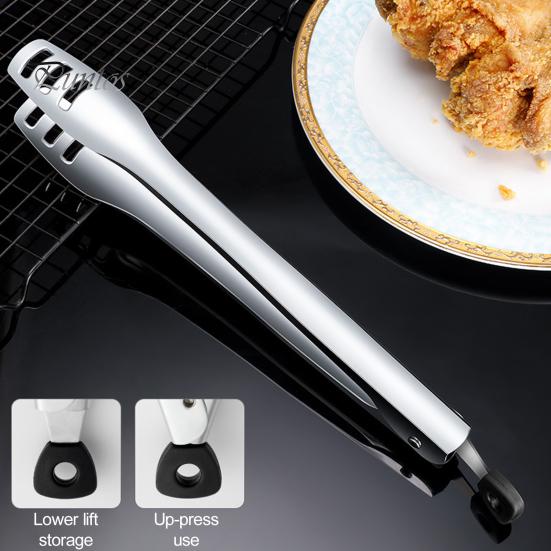 

Щипцы для пищевых продуктов Пищевые полые нержавеющие термостойкие Регулируемые противоскользящие утолщенные без деформации щипцы для сервировки Кухня Барбекю Вечеринка Кейтеринг S