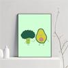1pc Hot Modern Simplicity Cartoon Funny Food Fancy Poster HD Posters Home Room Bar Cafe Decor Art Wall Painting Picture