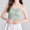 Slim Bandeau With Chest Pad Short Wirefree Beautiful Back Camisole Vest For Women Designed Base Layer Tube Top Top