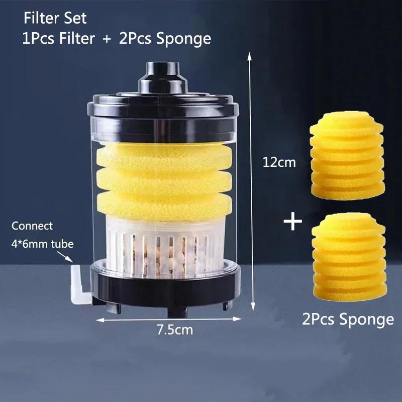 Sponge Filters Biochemical Filter Sponge Replacement Clear Box Aquarium Fish Tank Filter Accessories Pre-Filter Spon Aquarium