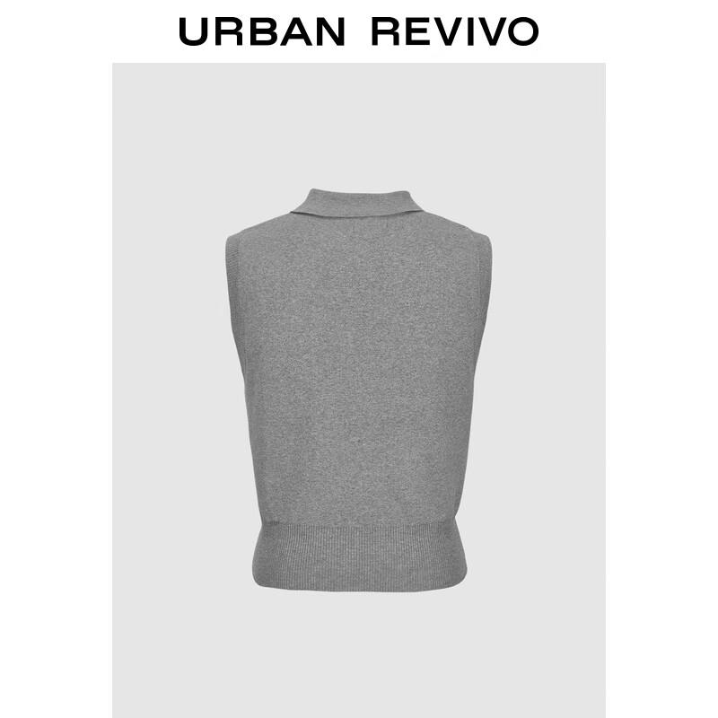 

Женский топ-поло без рукавов в рубчик UR XL