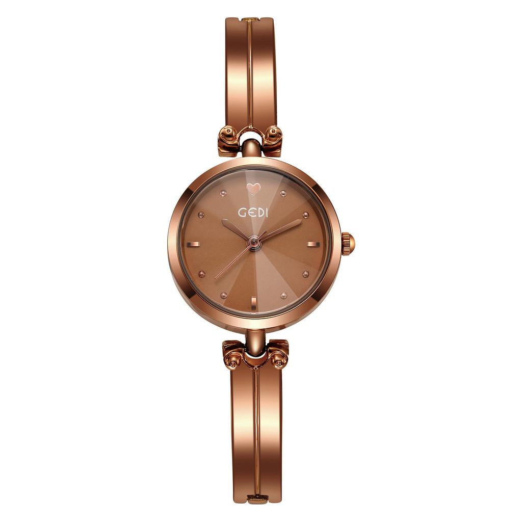 Ladies Quartz Watch With Waterproof Alloy Band And Decorative Dial For Casual Wear