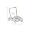 Push Cart Toy with Blocks Sensory Wooden Infant Child-Led for Playroom