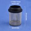 1 Stück Wasserreinigungsschlauchfilter Wasserpumpenanschluss 304 Edelstahl-Maschensiebfilter 1/2''~2'' Anschluss Perkolator