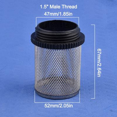 1Pc Water Clean Hose Filter Water Pump Fitting 304 Stainless Steel Mesh Screen Filter 1/2''~2'' Joint Percolator