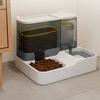 Automatic Cat Feeder And Water Dispenser 2-in-1 Detachable Food Feeder And Water Fountain for Indoor Small Dogs Cats