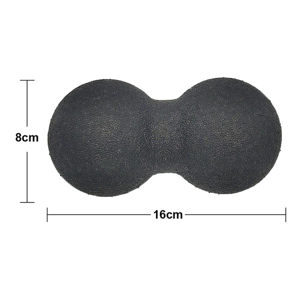 Massage Ball Double Lacrosse Ball Mobility  Peanut Ball for Self-Myofascial Release Deep Tissue Massage Tool