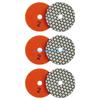 Y5GD 6PCS Multi Grit Diamonds Polishing Pads Resin Bonds Diamonds Polishing Discs For Marble Granites With No Discoloration